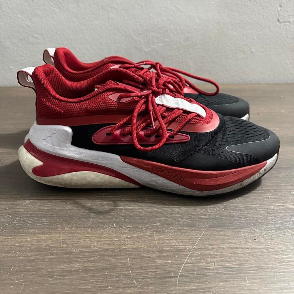 Bape Men's Red and Black Trainers
